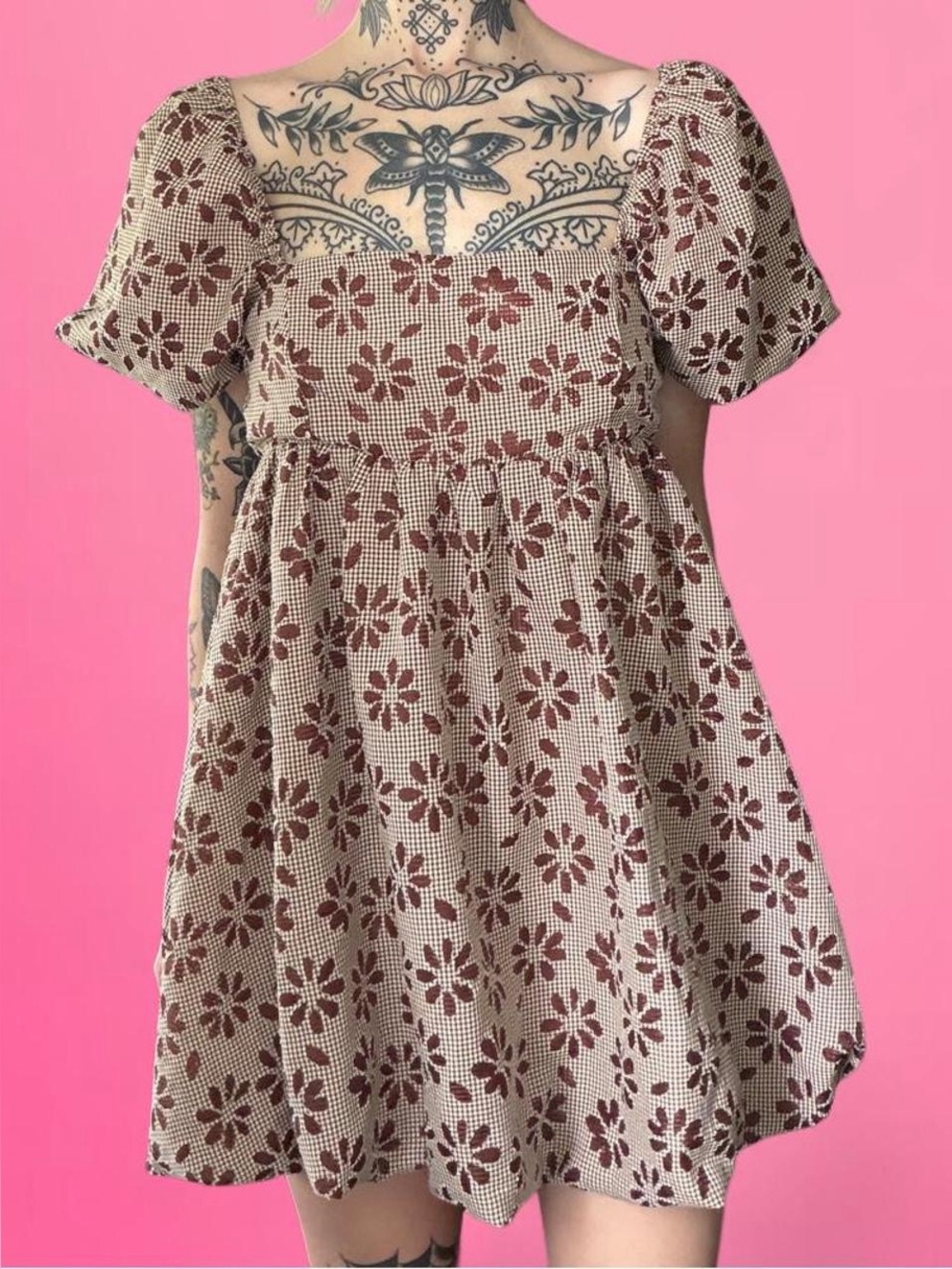 storia bubble mini dress